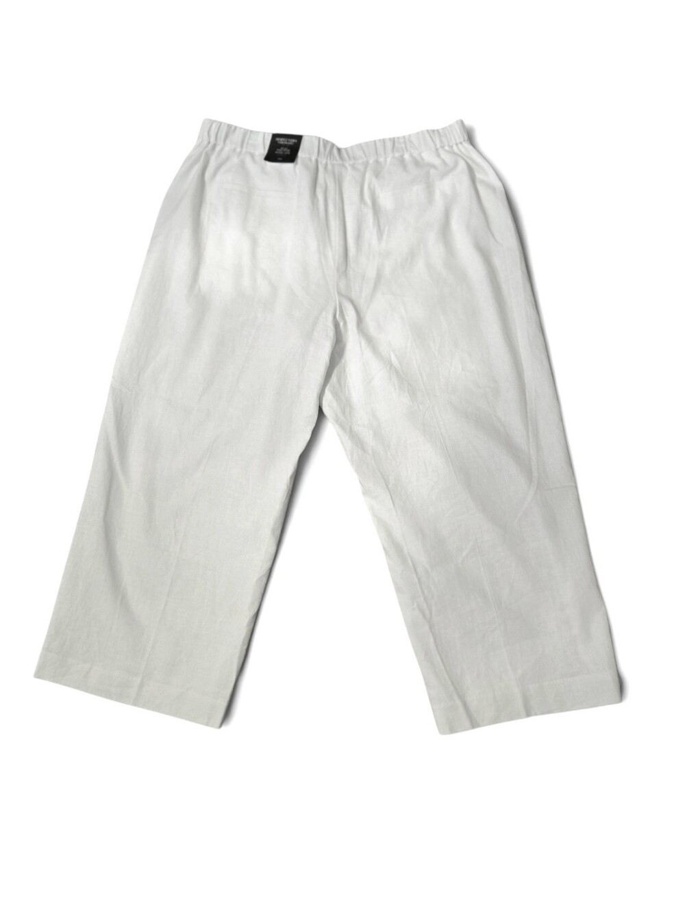 Simply Vera Wang Pants Relaxed Linen Cropped Elastic Waist XXL NEW 🤍 RETAIL $50 - Picture 4 of 9